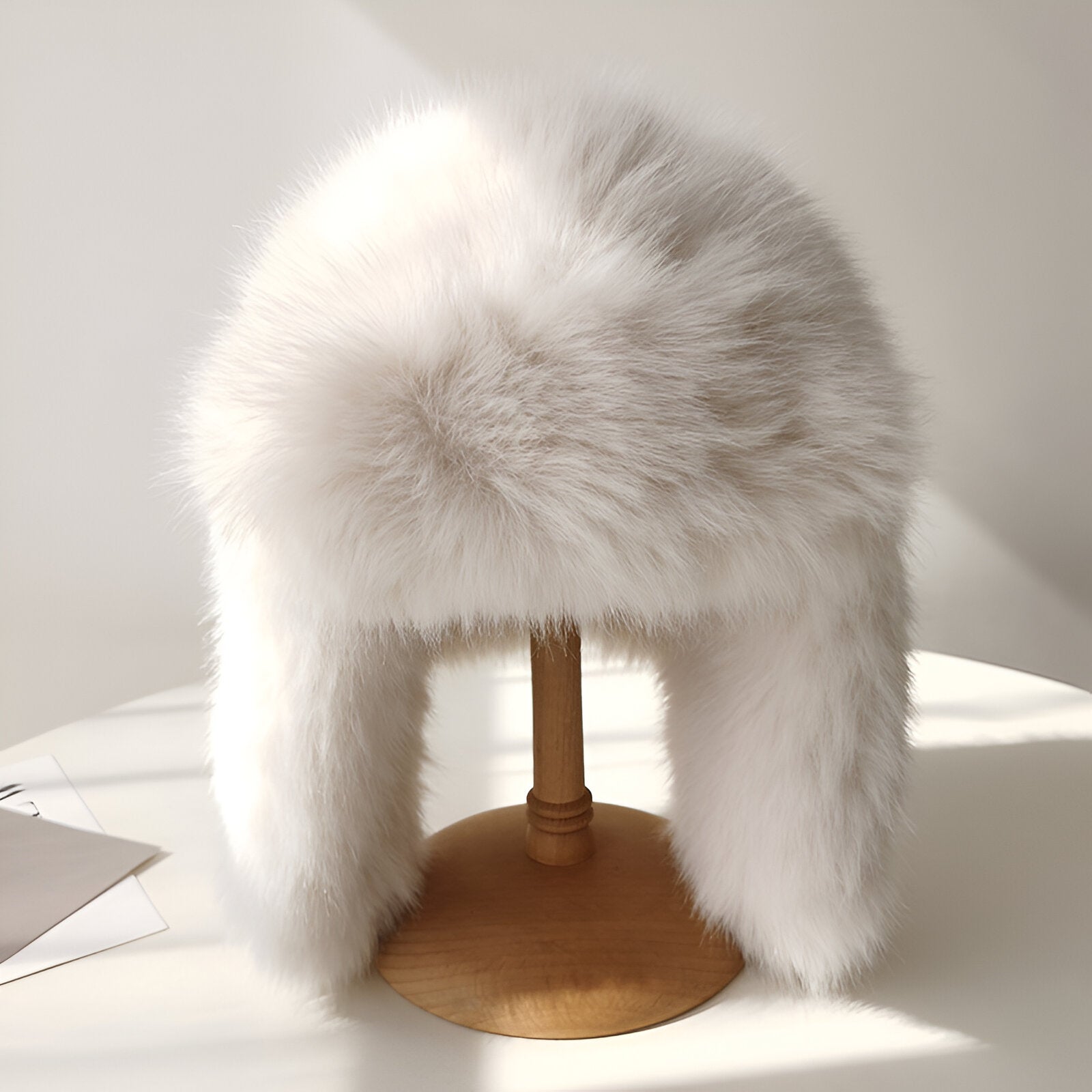 Patrycja – Zimowa Pluszowa Czapka