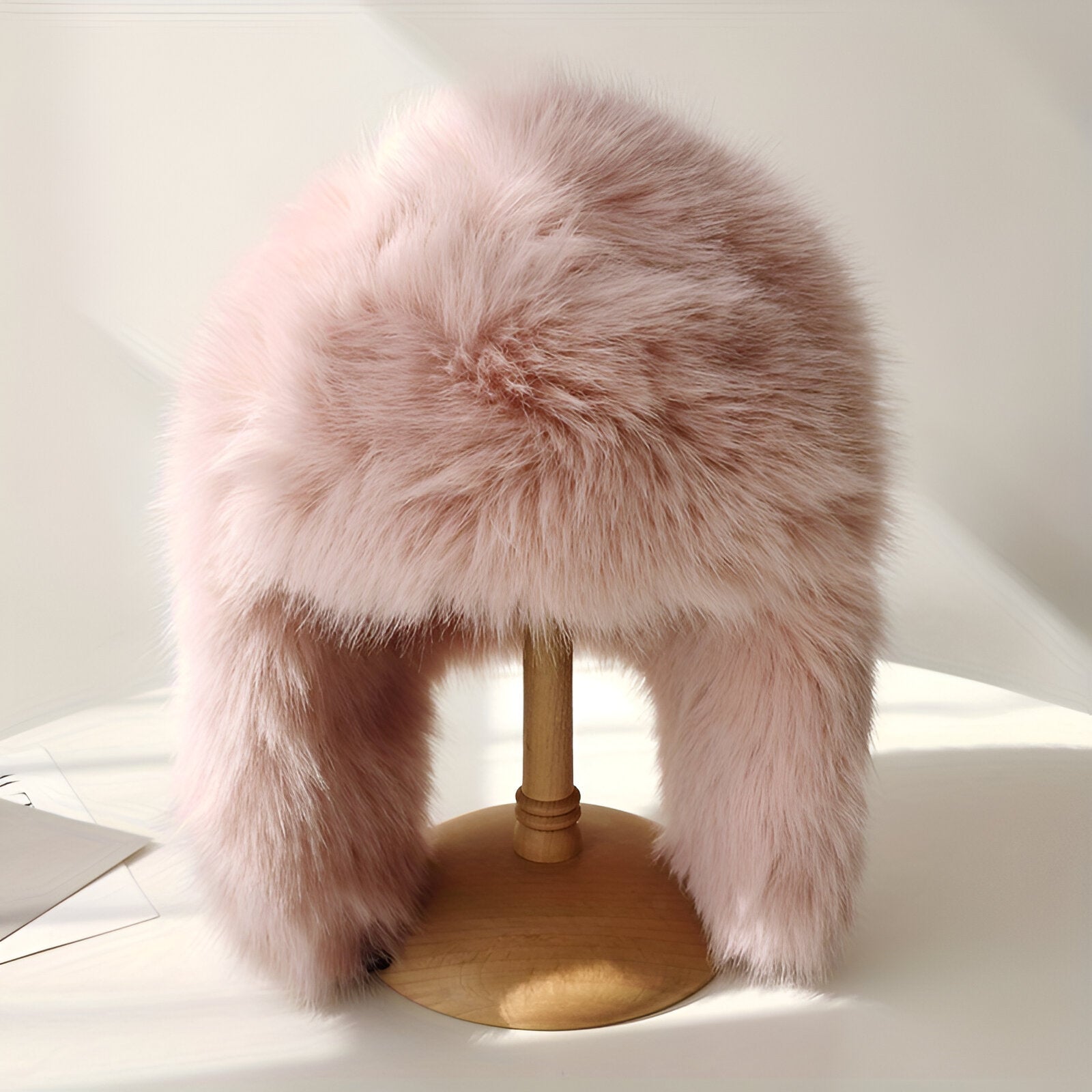 Patrycja – Zimowa Pluszowa Czapka