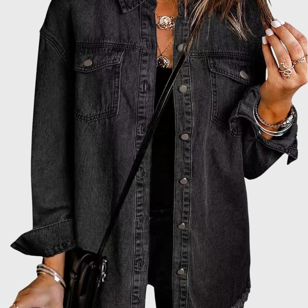 KATJA | Klasyczna Codzienna Kurtka Dżinsowa