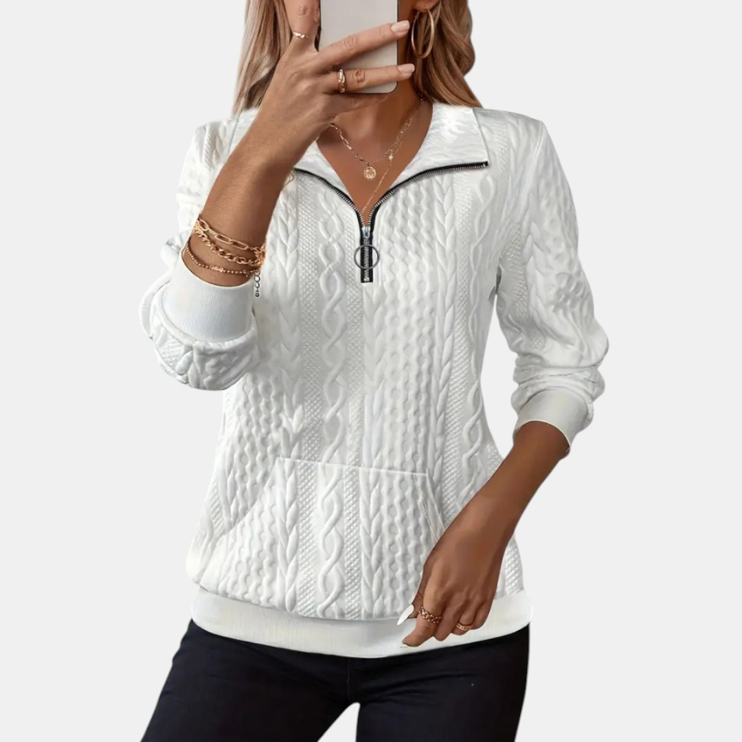 Leokadia - Bluza z Długim Rękawem