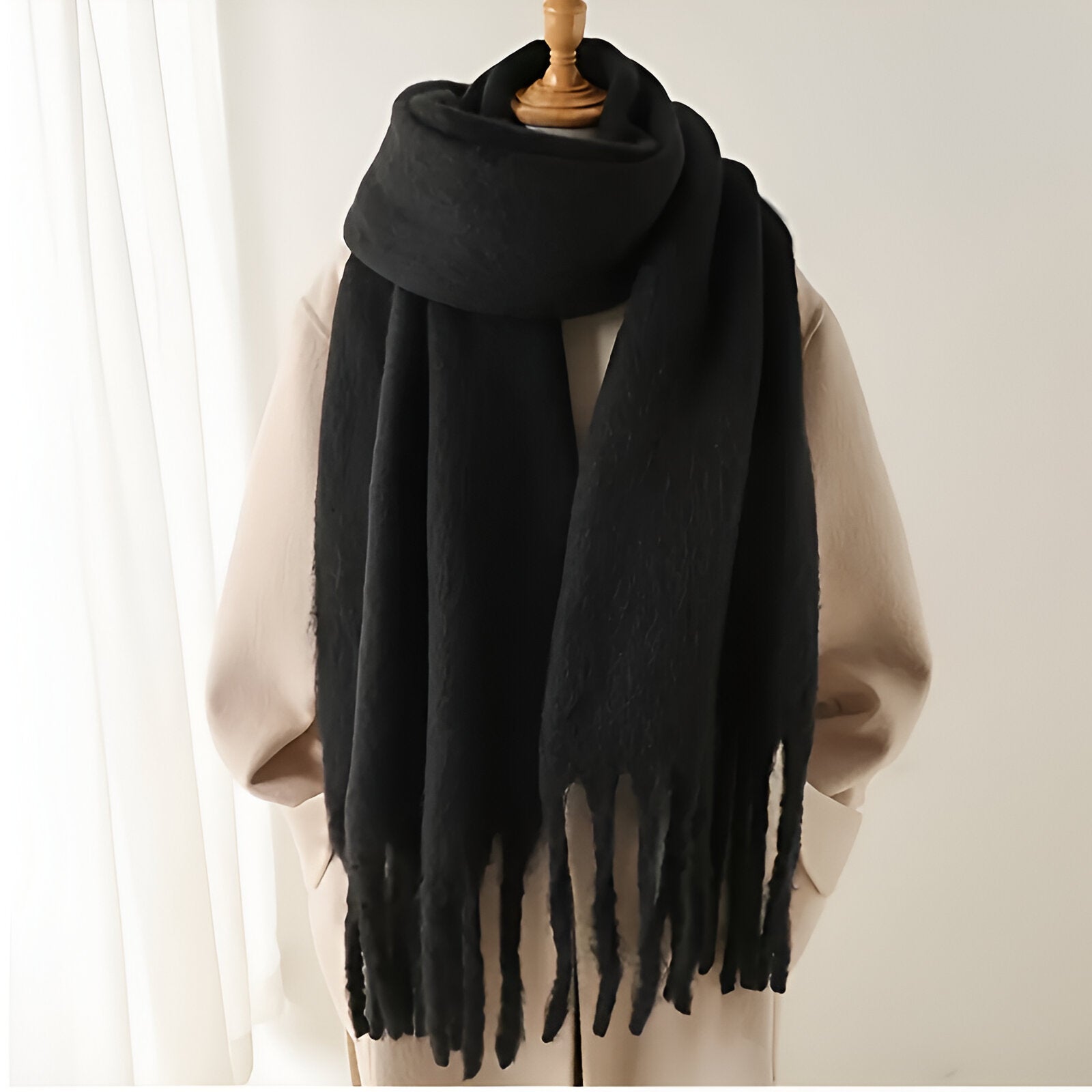 Helena – Luksusowy Gruby Szalik Zimowy