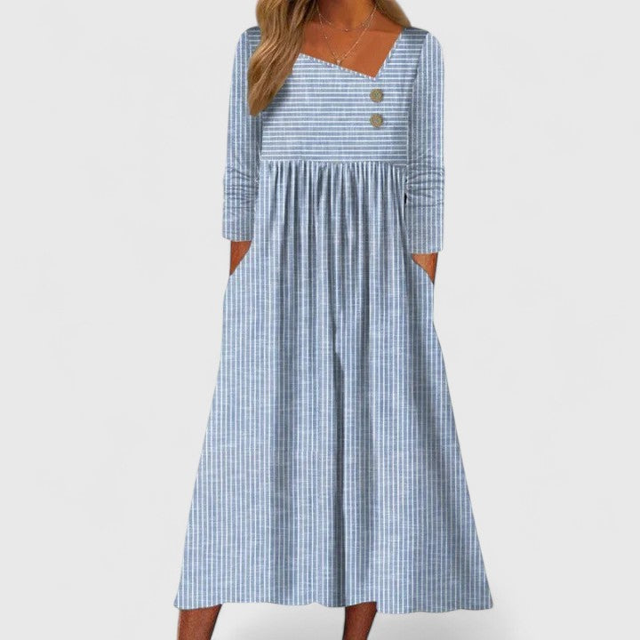 Cleomarie | Elegancka Midi Sukienka