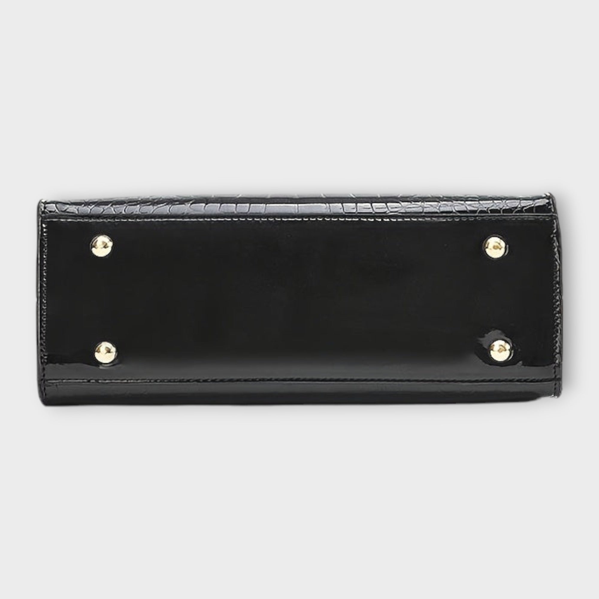 Olivia - Torebka z błyszczącym wzorem krokodyla