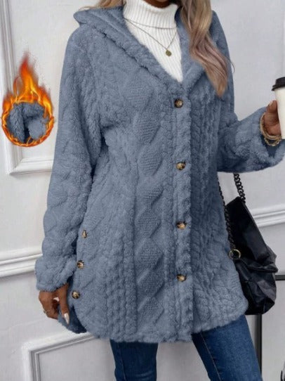 CERINE | Miękki Teddy kamizelka