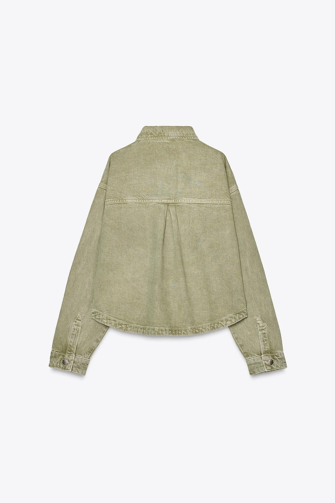JULITA | Kurtka Jeansowa w Kolorze Khaki