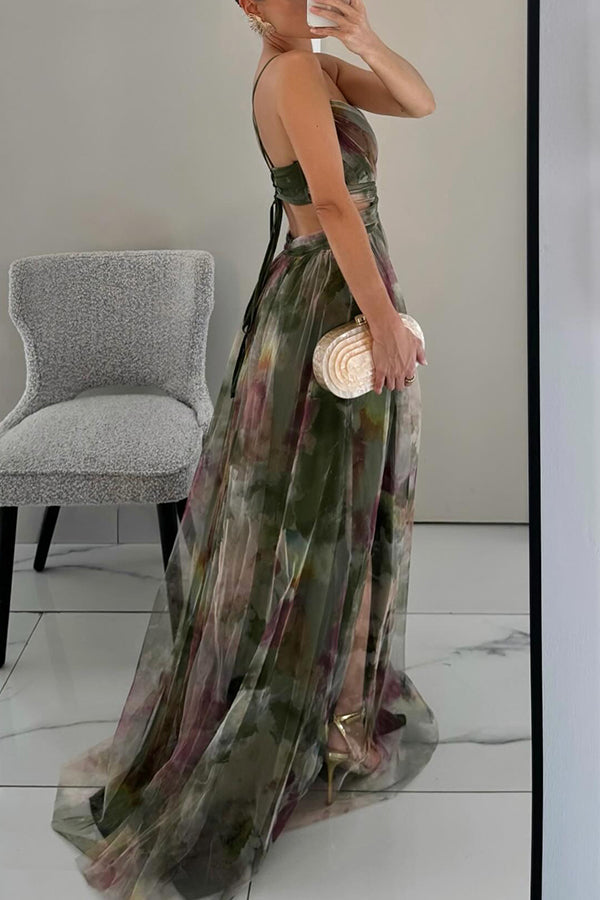 GISELLE | Sukienka Maxi z Chiffonu