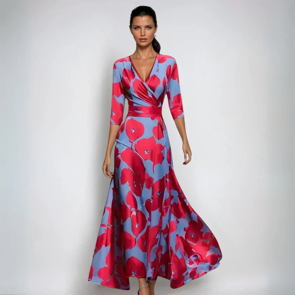 Chloe | Elegancka Sukienka Kwiatowa
