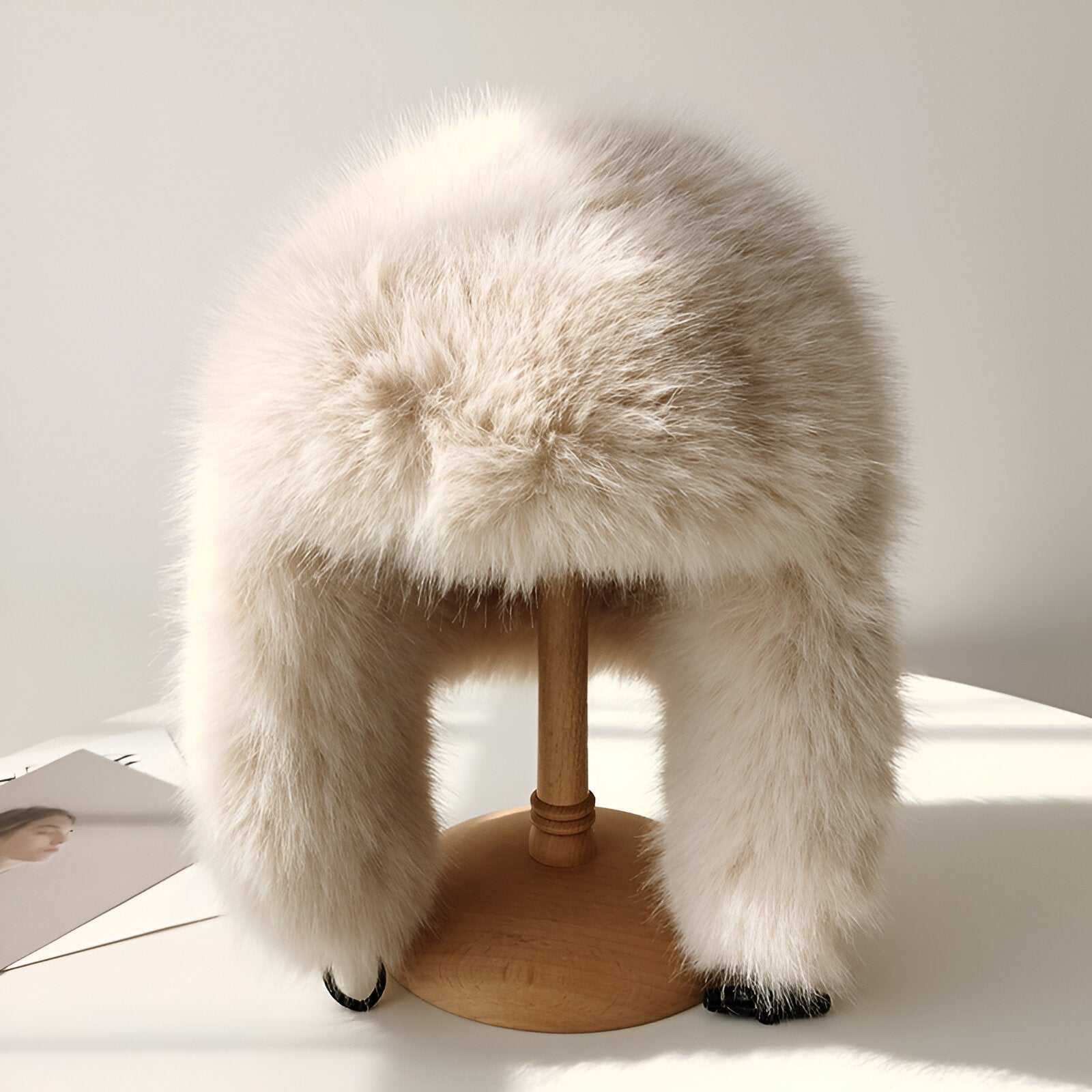 Patrycja – Zimowa Pluszowa Czapka