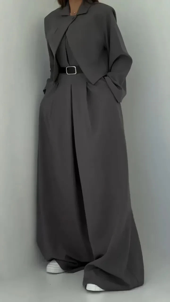 Iwona | Zestaw Damski: Bustier i Marynarka – Elegancki i Modny Styl