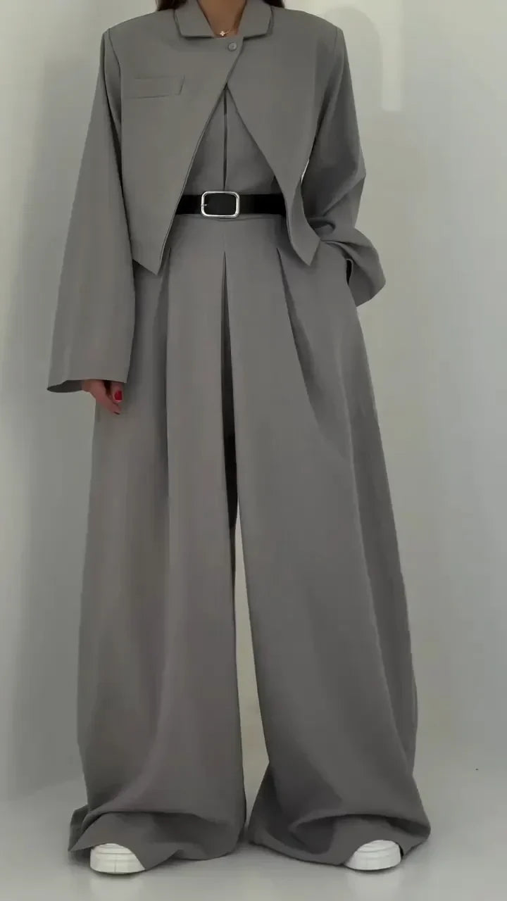 Iwona | Zestaw Damski: Bustier i Marynarka – Elegancki i Modny Styl
