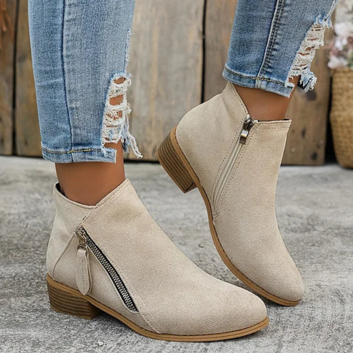 Mariola – Eleganckie Zamszowe Botki