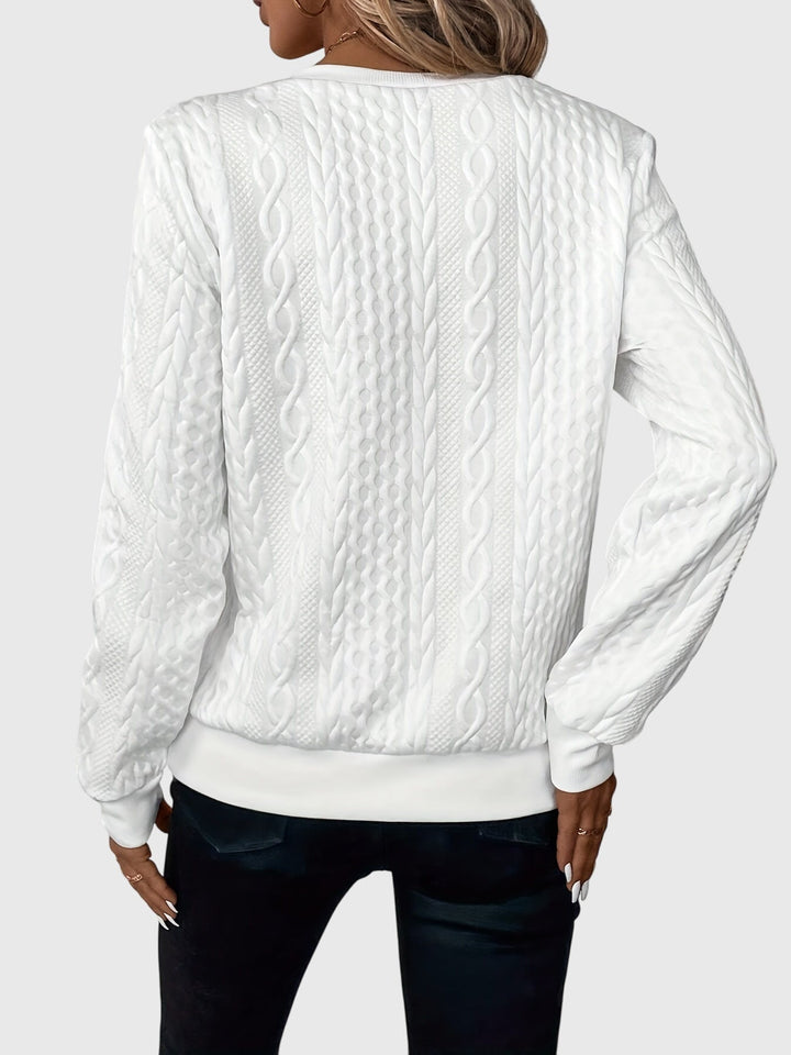 Nora™ | Sweter z zamkiem błyskawicznym