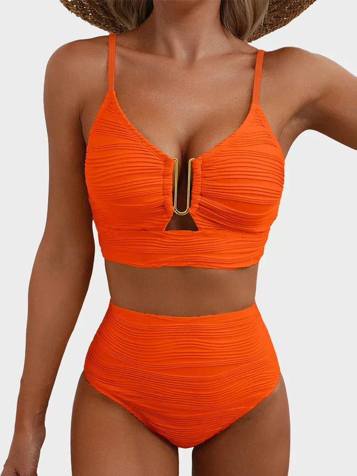 Dwuczęściowy kostium bikini z wycięciem U-Wire