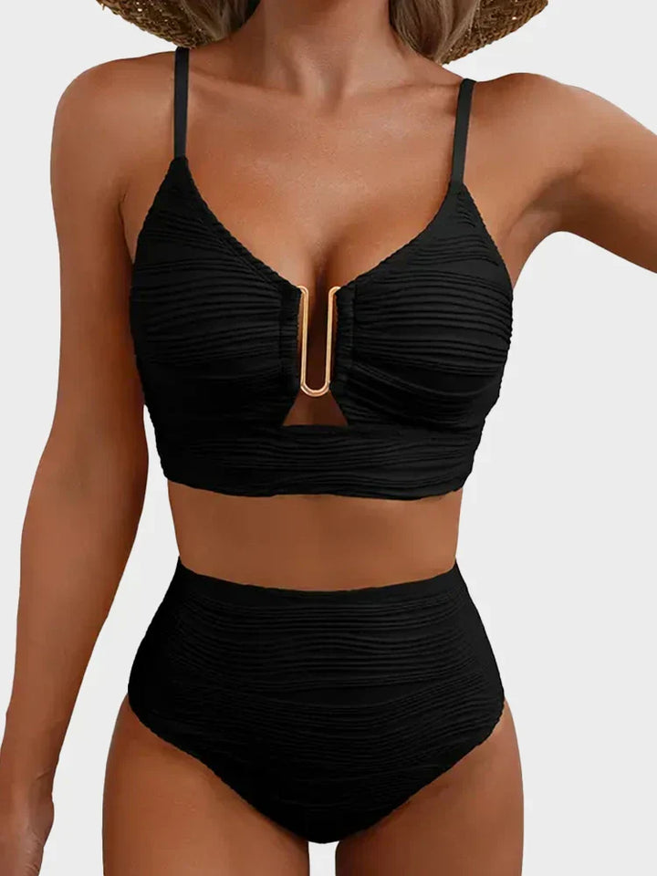 Dwuczęściowy kostium bikini z wycięciem U-Wire