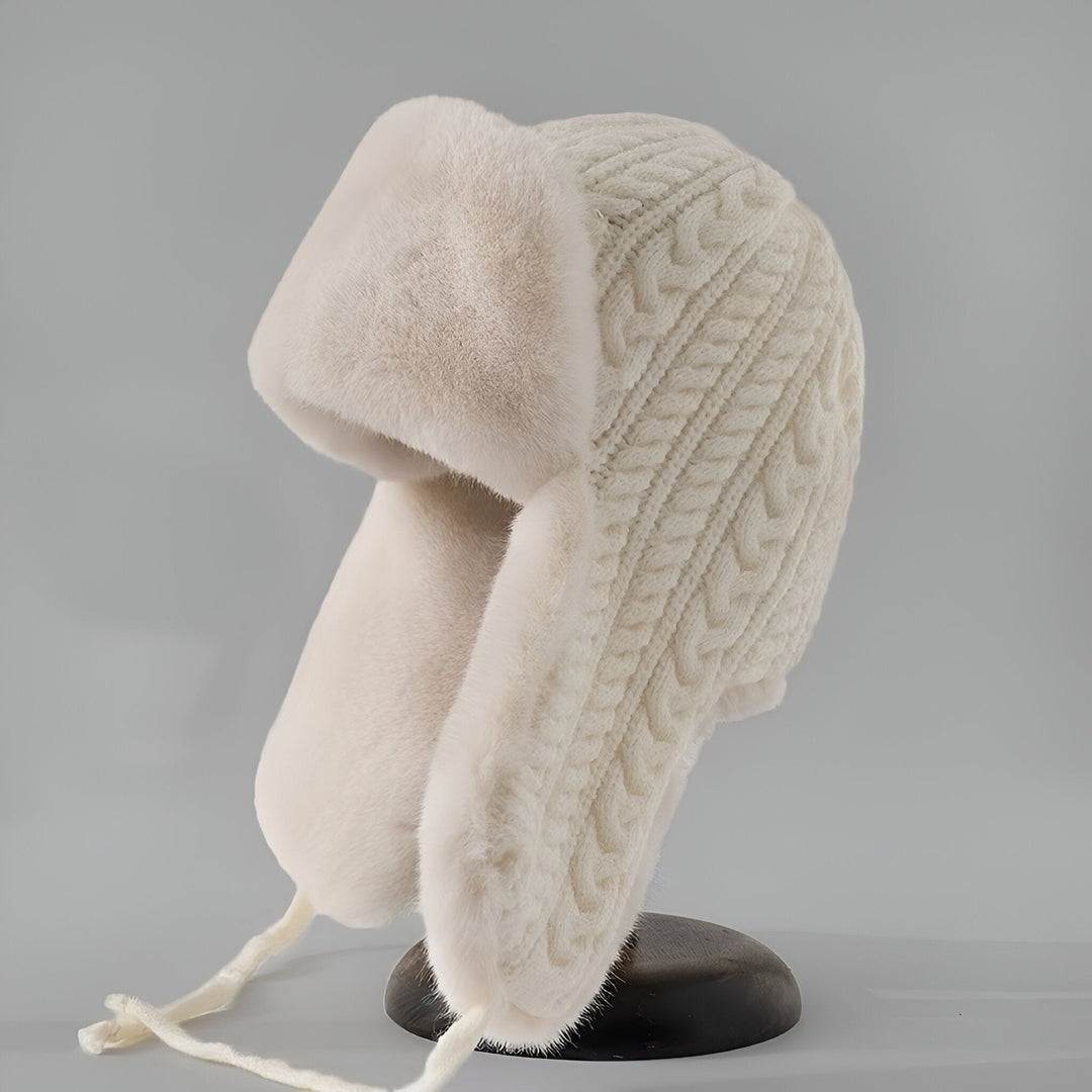 Dagmara – Komfortowa Fleece’owa Czapka z Nausznikami