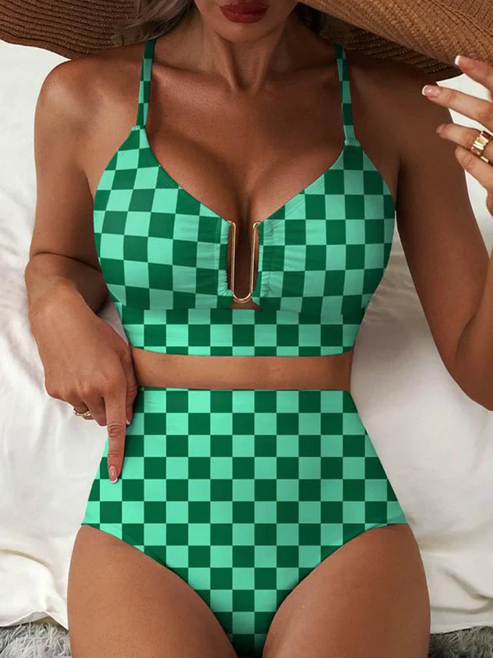 Dwuczęściowy kostium bikini z wycięciem U-Wire