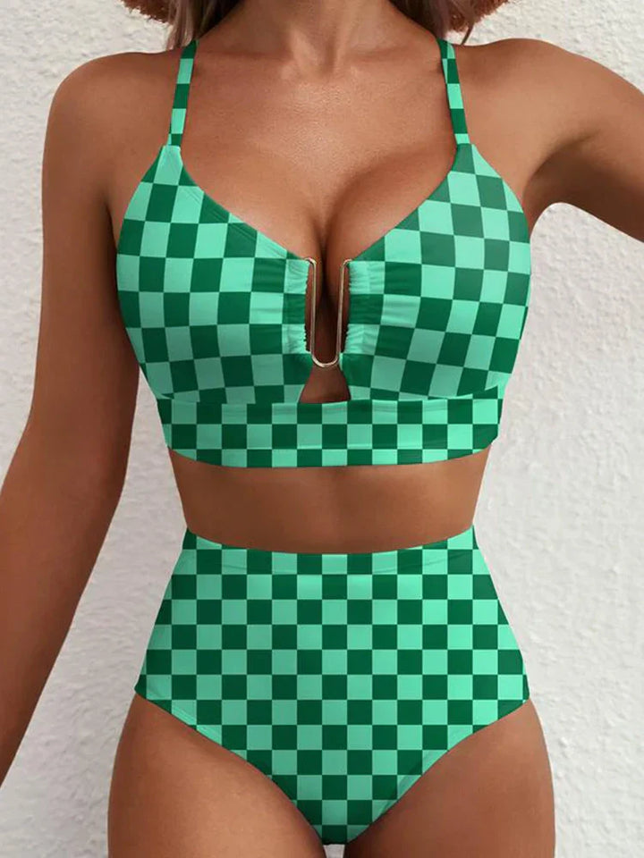 Dwuczęściowy kostium bikini z wycięciem U-Wire