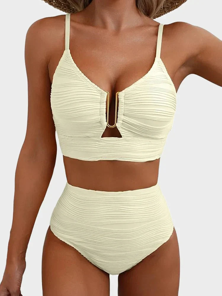 Dwuczęściowy kostium bikini z wycięciem U-Wire