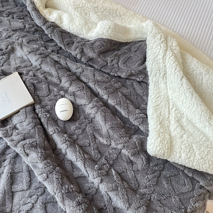 Sabina – Dwustronny Koc Fleece