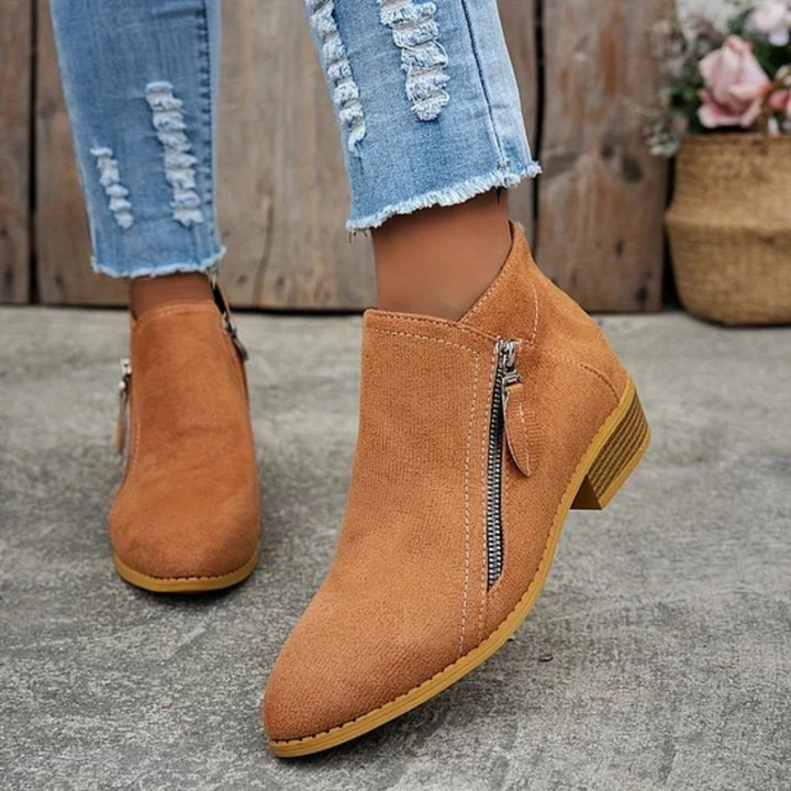 Mariola – Eleganckie Zamszowe Botki