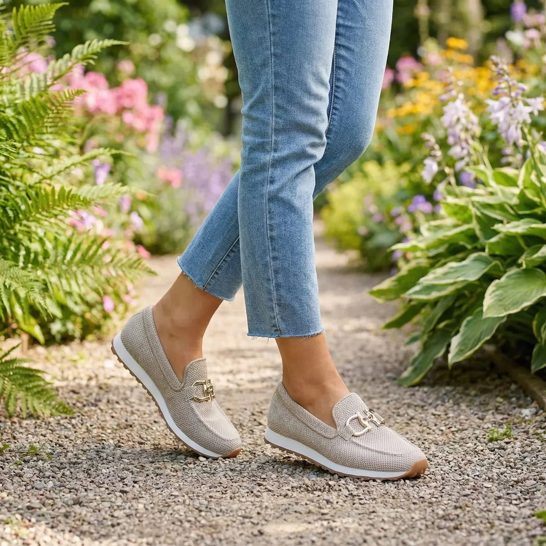Chiara | Sneakers typu mokasyn.