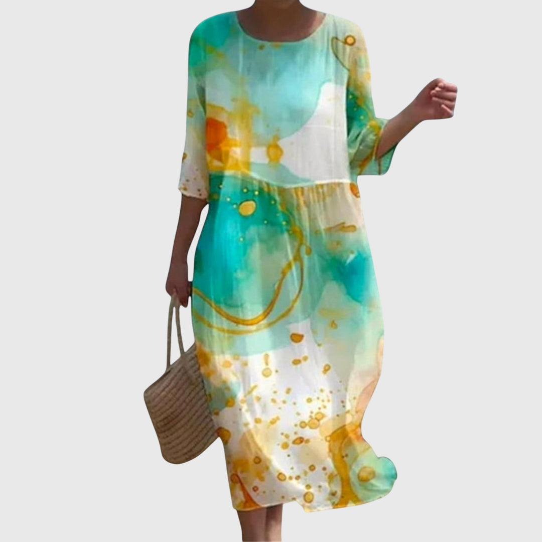 Hayley™ | Stylowa Kwiatowa Sukienka Maxi