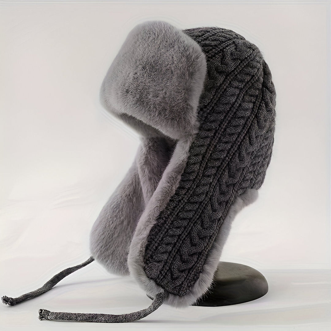 Dagmara – Komfortowa Fleece’owa Czapka z Nausznikami
