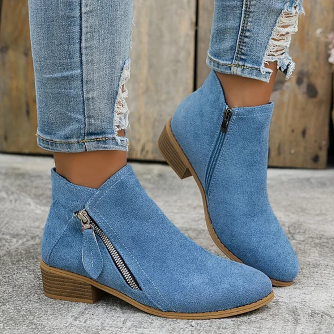 Mariola – Eleganckie Zamszowe Botki