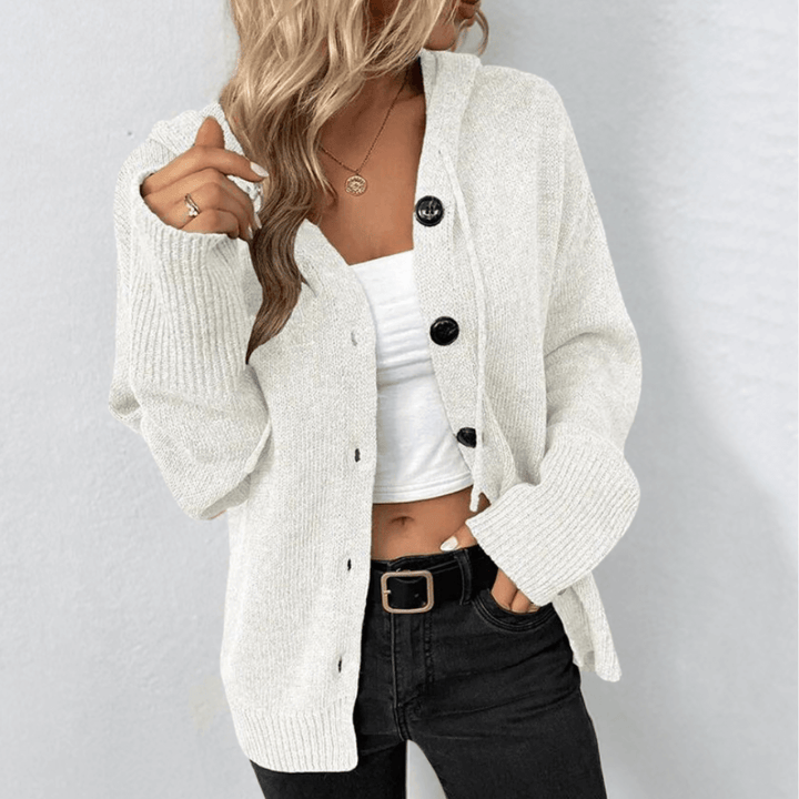 Brittan | Sweter z guzikami