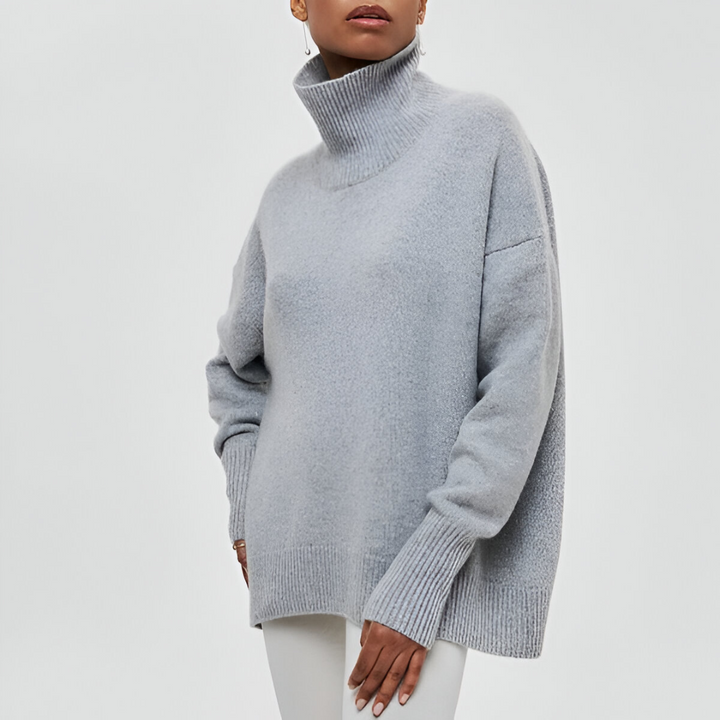 Kazimiera - Elegancki Sweter z Golfem