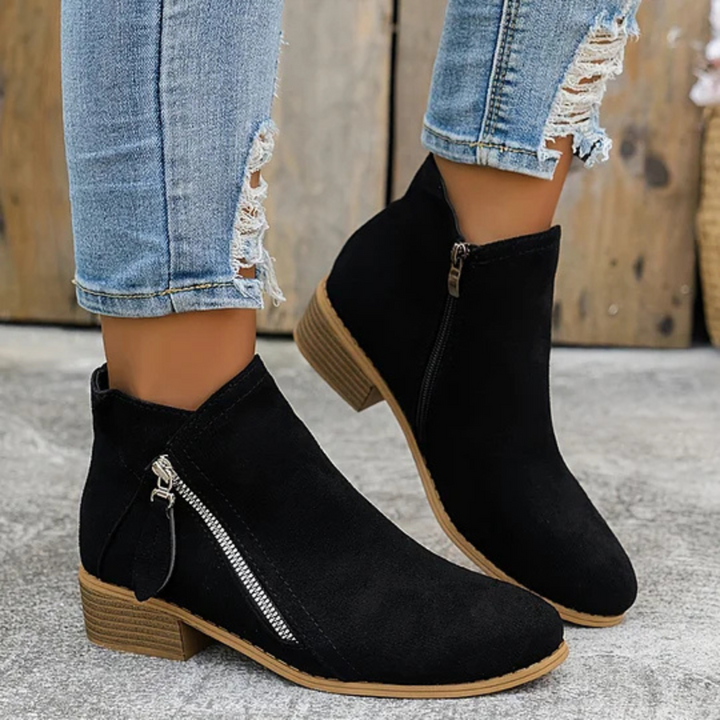 Mariola – Eleganckie Zamszowe Botki