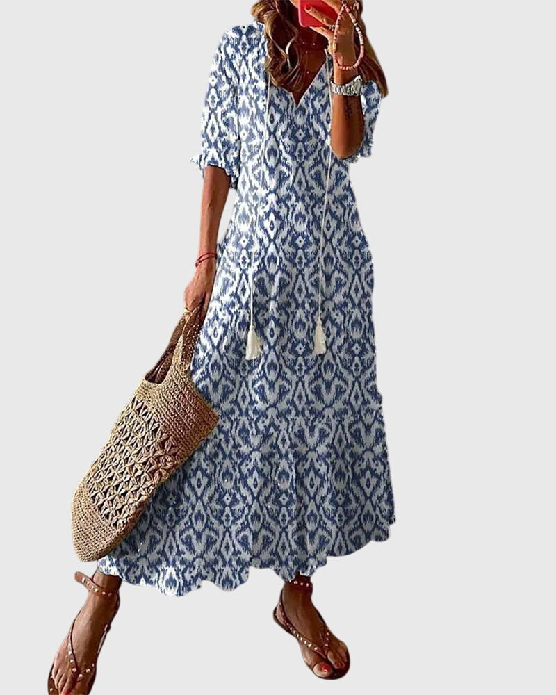 Amalia™ | Boho Vintage Sukienka Letnia