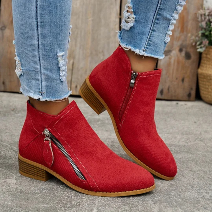 Mariola – Eleganckie Zamszowe Botki