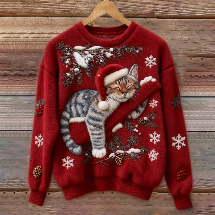Świąteczny Koci Sweter™