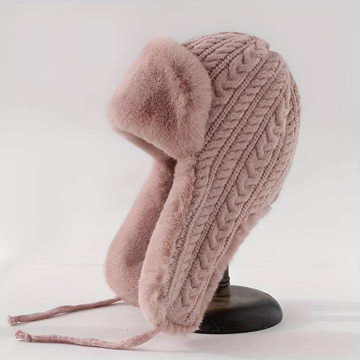 Dagmara – Komfortowa Fleece’owa Czapka z Nausznikami