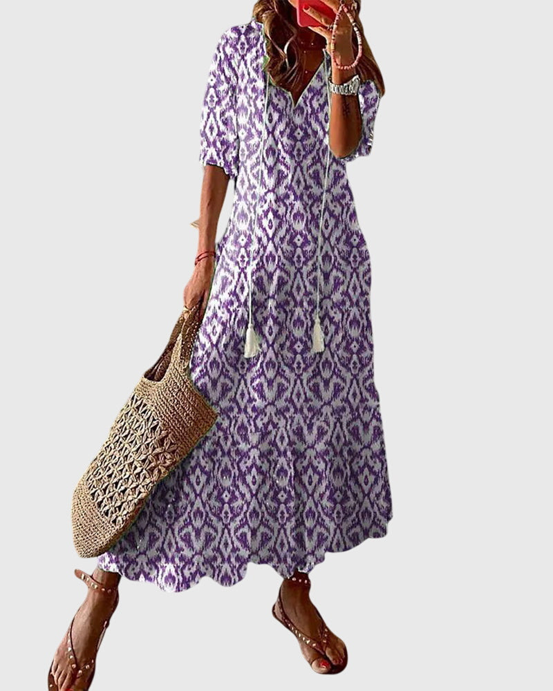 Amalia™ | Boho Vintage Sukienka Letnia