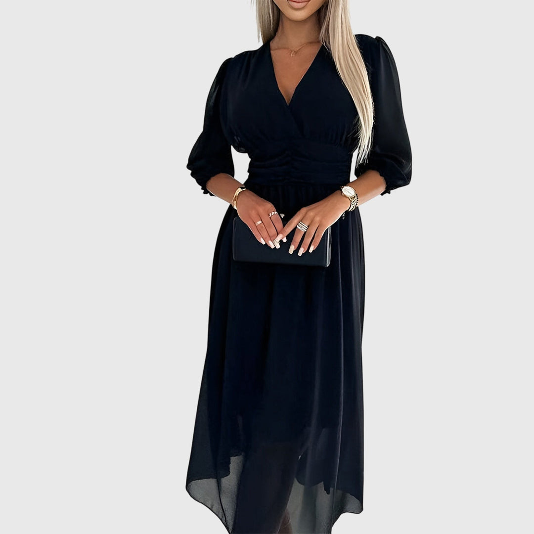Chloe™ | Lekka Jedwabna Chiffonowa Sukienka