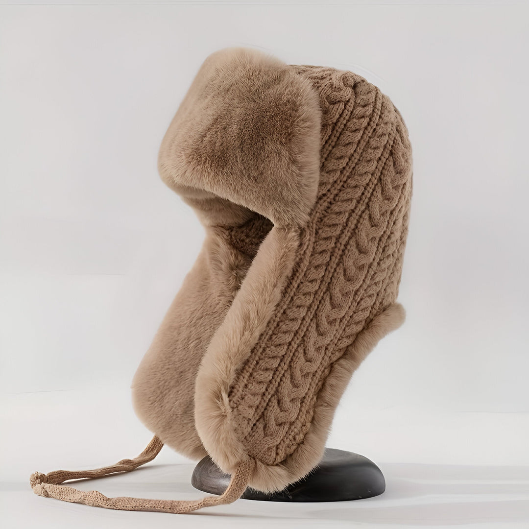 Dagmara – Komfortowa Fleece’owa Czapka z Nausznikami