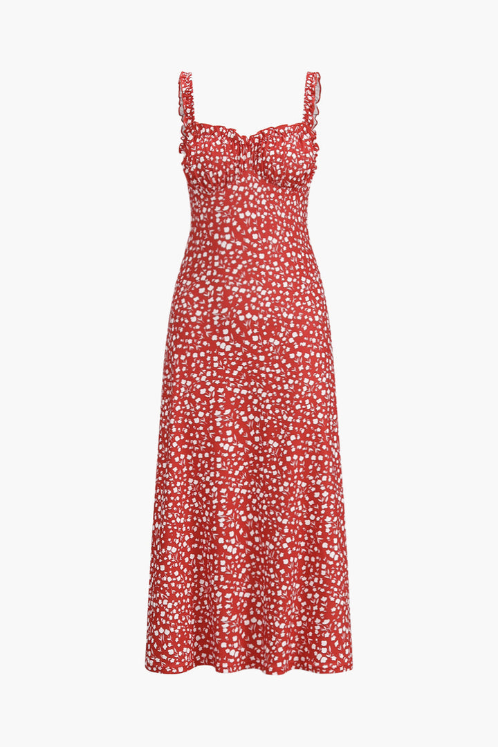 Norell | Kwiatowa Boho Midi Sukienka na Wakacje