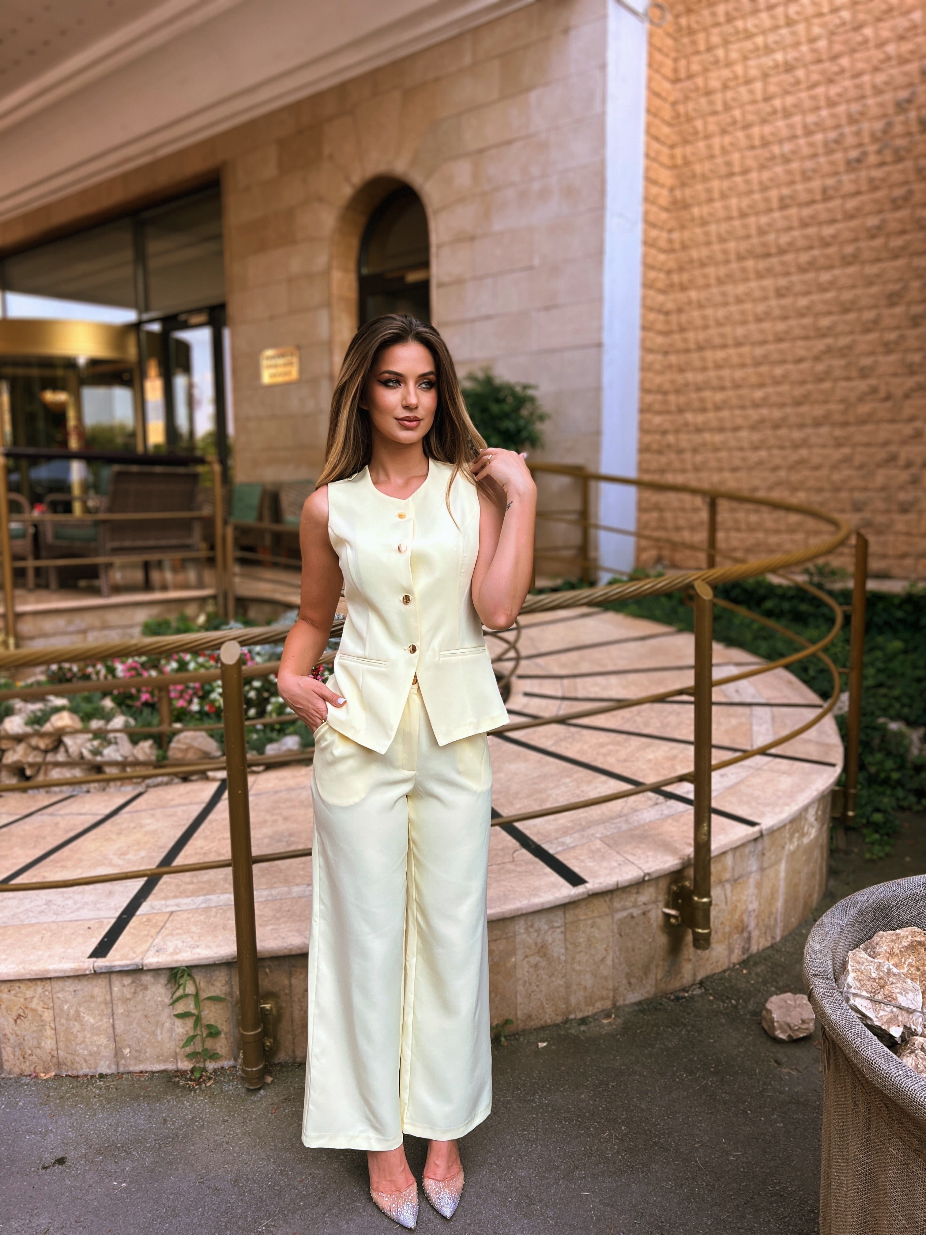 Liana | Elegancki Zestaw Damski – Dopasowany Garnitur Dwuczęściowy