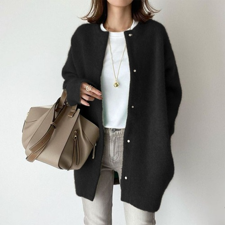 Amandine | Elegancki kardigan warstwowy
