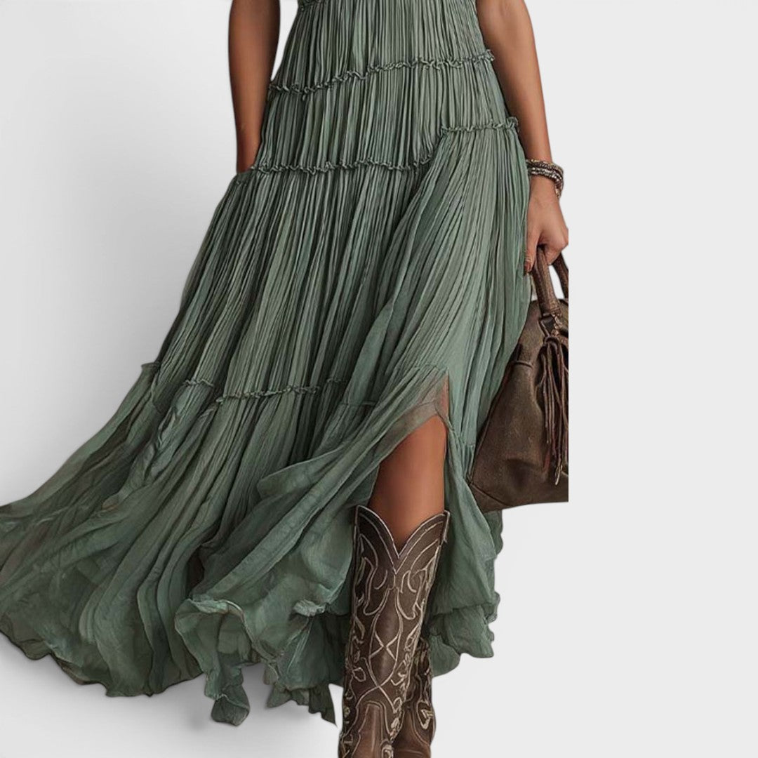 Bonnie | Bezwysiłkowa Boho Maxi Sukienka