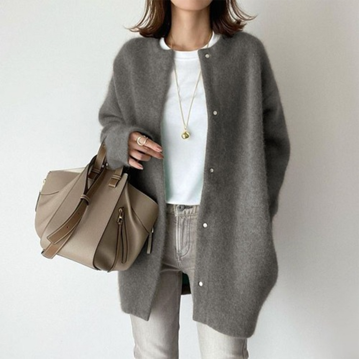 Amandine | Elegancki kardigan warstwowy