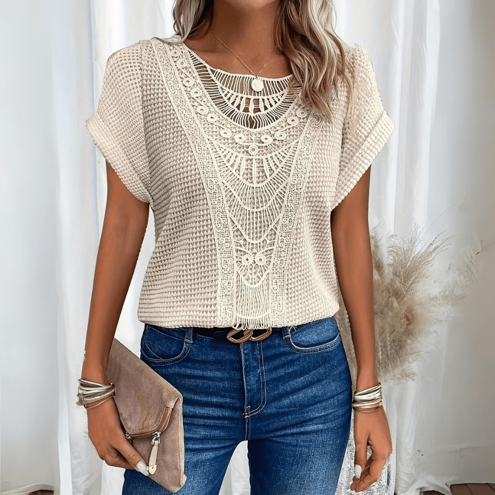 Cecylia | Elegancka bluzka w stylu Ibiza