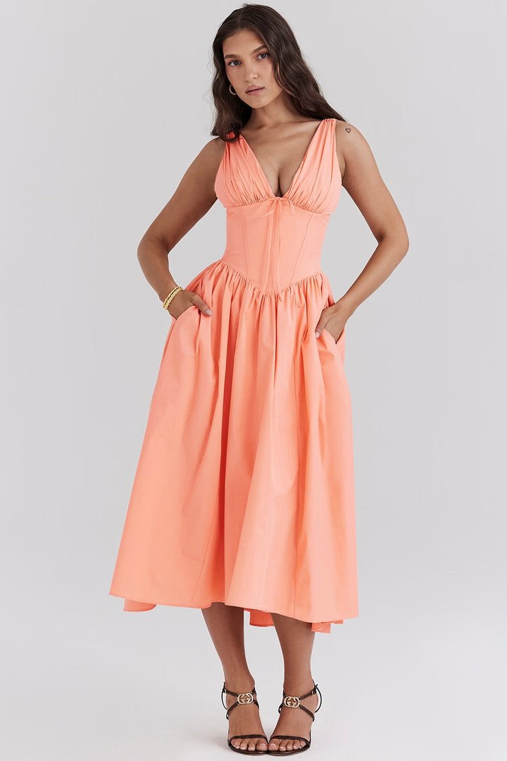 Marika | Elegancka letnia sukienka midi