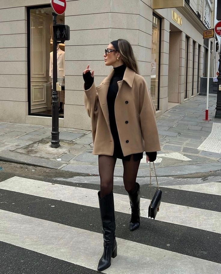 Serena | Wełniany płaszcz oversize