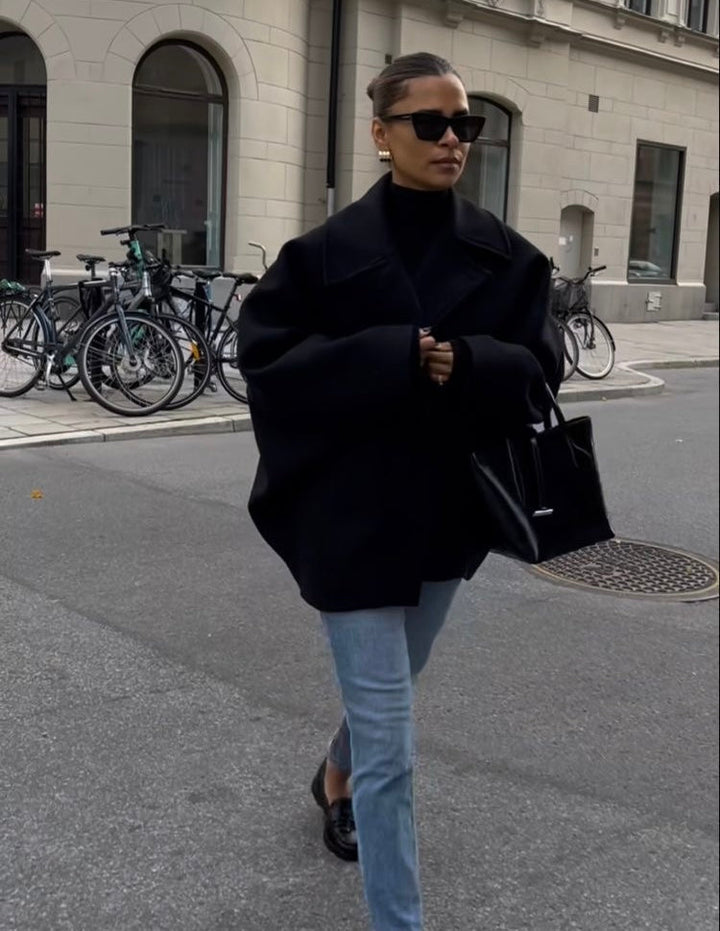 Serena | Wełniany płaszcz oversize