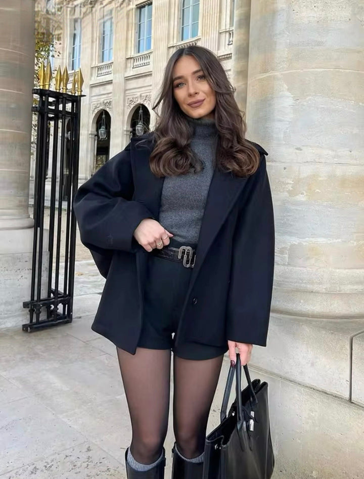 Serena | Wełniany płaszcz oversize