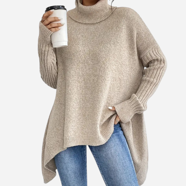 Lucyna – Sweter z Długim Rękawem