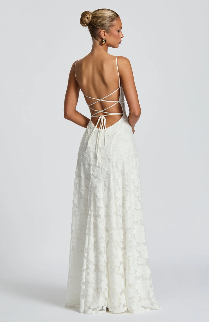 SOFIA | Elegancka Sukienka Maxi z Koronką
